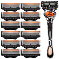 Five-Layer Razor Manual Razor Suitable for Gillette Multi-Layer Stainless Steel Blade Razor Cross-Bo