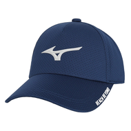 MIZUNO 路跑運動帽 遮陽帽 吸濕排汗 透氣 32TWB10222  丈青色  1個