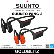 Suunto Wing 2 Ear Headphones Bluetooth IP67 IP66 LED Lights Open Ear Bone Conduction Sports + 24 hou