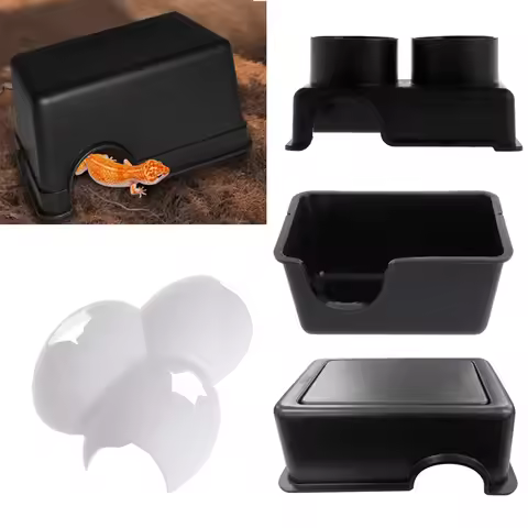 Reptile Hide Box Reptile Caves Reptile Terrarium Hide Snake Cage Box Snake Hide for Snake Lizards Le