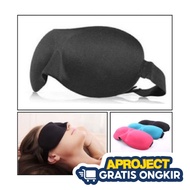 Aisleep Soft 3D Sleeping Googles/Sleeping Glasses - Black