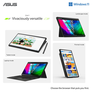 (Clearance0%) ASUS NOTEBOOK 2 IN 1 (โน้ตบุ๊คแบบแยกคีย์บอร์ด) VIVOBOOK 13 SLATE OLED T3304GA-LQ346WS 