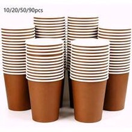 90/50/20/10pcs Disposable Cups, 9oz Party Paper Cups, Beverage Cups, Cold/Hot Drink Cups, Coffee Cup