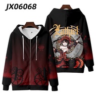 2023 NewAnime Date A Live Girl Tokisaki Kurumi Nightmare 3D Printed Mens Sweatshirt Hooded Hoodies H