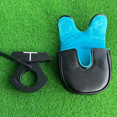 Centre Shaft Putter Headcovers For LAB DF3 Putter PU Headcover With Magnetic Closure Golf Club Cover