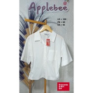 KEMEJA KATUN WHITE COTTON SHIRT 3 HANDS/4 BY 8 SECONDS