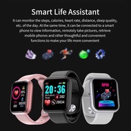 top selling✙❦❀Top selling Stock Y68 Smart Watch Bluetooth IP67 Waterproof 115/116 Plus Fitness Tracker Watch Heart Rate