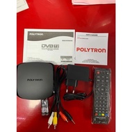 set top box polytron dvb pdv 700t2 antena tv digital led lcd tabung - pdv 7