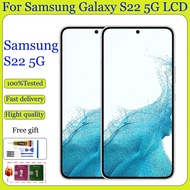 Original AMOLED Samsung Galaxy S22 5G LCD Display Touch Screen With Frame Replacement