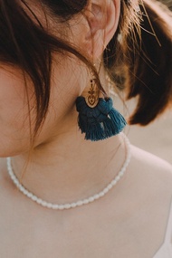 macrame編織耳環材料包