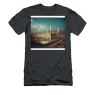[Ready Stock]vintage vintage Masjid Baba medinah retro hand color by Asar Studios T-Shirt Authentic 