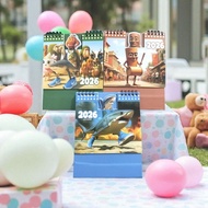 Cartoon Calendar 2026