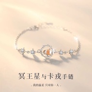 Moonstone Kron Bracelet Female ins Niche Exquisite Light Luxury Simple Girlfriend Bracelet Birthday Gift for Girlfriend