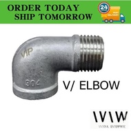 (15mm & 20mm ) Stainless Steel V/ Elbow