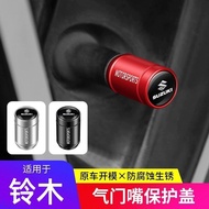 Suzuki Valve Cap Valve Cap Valve Core Cap Metal Valve Cap Tire Valve Cap S-CROSS Alivio‌ Vitara‌  Sw