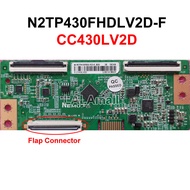 บอร์ด TCON บอร์ด N2TP430FHDLV2D-F CC430LV2D ทีวี T-CON ลอจิกบอร์ด1ชิ้น