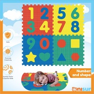 SUNTA EVA Foam Number and Shape Puzzle Mat 60x60cm