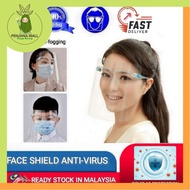 🇲🇾 PenjanaMall Ready Stock Full Face Protective Face Shield / Transparent Face Shield - Glasses + Mask