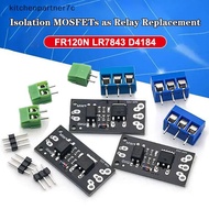 kit7c 1pc FR120N LR7843 AOD4184 D4184 Isolated MOSFET MOS Tube FET Module Replacement Relay 100V 9.4