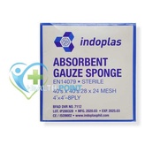 Gauze Pad Sterile 4X4 100'S INDOPLAS | Absorbent