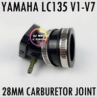 YAMAHA LC135 V1-V7 28MM SUM RACING INTAKE PIPE JOINT CARBURETOR LC TENGKUK TRUMPET FUNNEL AIR HOSE J