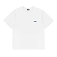 เสื้อยืดคอกลมแขนสั้นทรงหลวมสำหรับผู้ชาย Kith Flocking Letter Logo Box Simple Fashion Loose T-Shirt ท
