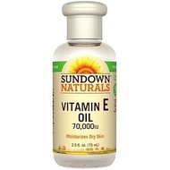 Sundown Naturals維他命E油 70000 IU , 75毫升