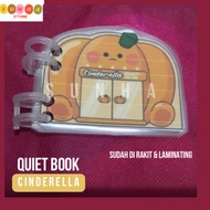 [29] Quiet book cinderella paper doll book cinderella paper doll house cinderella/