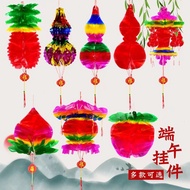 Dragon Boat Festival Colorful Gourd May Festival Crystal Gourd Colorful Lucky Lantern Plastic Paper 