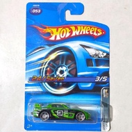 HIJAU Hotwheels Hot Wheels 24/Seven 24 Seven green 3 2006 Drift Kings rare