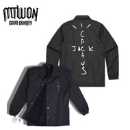 HITAM Coach jacket JACK CACTUS TRAVIS SCOTT RAPPER windbreakers taslan parachute jacket men women bl