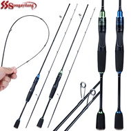 Sougayilang 1.8m/6ft 2.1m/7ft Ultra Light High Carbon Fishing Rod 2 Sections Spinning Fishing Rod Po
