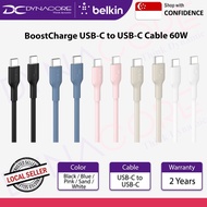 Belkin BoostCharge USB-C to USB-C Cable 60W - 1M/2M (Blck/Blue/Pink/Sand/White)