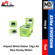 WHOLESALE PRICE!! 🎉♥️ 1 OUTER Impact Mints Kakao - 14g x 6s Neo Honey Melon