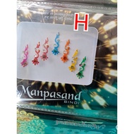 bindi or sticker pottu