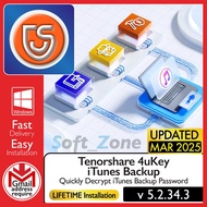 Tenorshare 4uKey iTunes Backup 5.2.34.3 - Quickly Decrypt iTunes Backup Password [WINDOWS x64] - Dig