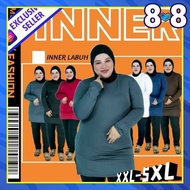 CY 980 Plus Size Women Muslimah Inner Labuh / Inner Muslimah / Inner Plus Size / Baju Muslimah