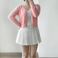 Gh-67 Alter.Cloth - Sirria Cardi | Atasan Wanita Lengan Panjang Atasan Top Korea Kardigan Bulu Impor