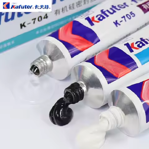 Kafuter Silicone Industrial Adhesive 45g K-704 705 704B RTV Silicone Rubber black White Transparent 