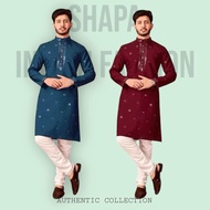 Men Kurta ชุดเคอร์ตาสำหรับคุณผู้ชาย ชุดออกงาน ชุดอินเดีย ชุดใส่เที่ยววันสบายๆ