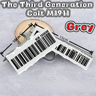 พวงกุญแจ Peace Elite ป้องกันการสูญหาย ขนาดเล็ก ถอดออกได้ รุ่นใหม่ Colt M1911 ยิงไม่ได้ ทนทานและมีสไต