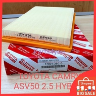 AIR FILTER ELEMENT TOYOTA CAMRY ACV50 2.5 HYBRID, LEXUS ES250, LEXUS LS460 (17801-38010)
