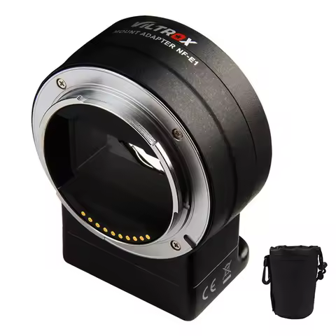 VILTROX NF-E1 Autofocus Electronic Lens Adapter for Nikon F-mount Lens to Sony E-mount Camera NEX A9