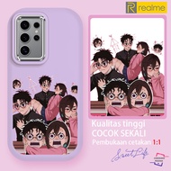 Horror animation "DAN DA DAN" couple Xiaotao and Xiaojian Case for Realme C65 C63 C61 C21 C15 C2 C1 