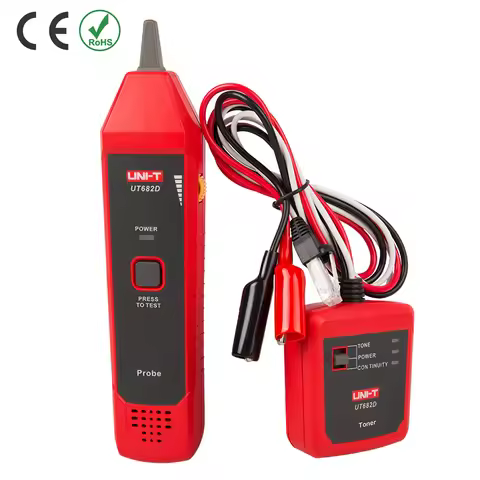 UNI-T UT682 UT682D Network Wire Tester Tracker RJ11 RJ45 Wire Line Finder Handheld Cable Testing Too