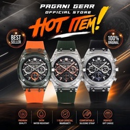 Pagani Gear Men's Rubber Quartz Watch PG-G2010