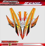 STRIPING VARIASI HONDA REVO 110 DX - ORI STYLE / STICKER LIST VARIASI MOTOR REVO 110 DX
