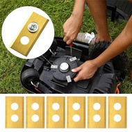 COD 36-Piece Double-Hole Lawn Mower Blade with Washer Screw Lawn Cutting Blade Stainless Steel Lawn 