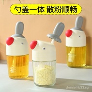 Oil Control Brush Kitchen Salt Jar Seasoning Jar Bird Beak280ml Salt Bottle Seasoning Bottle Lid Spo