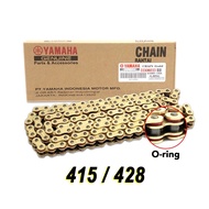 Original Yamaha Rantai Heavy Duty ORING CHAIN O RING 428 415 132L 428H 132 spocket chain cutter spro